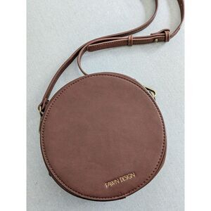 Fawn Design The‎ Circle Bag Minimal Crossbody Brown Purse
